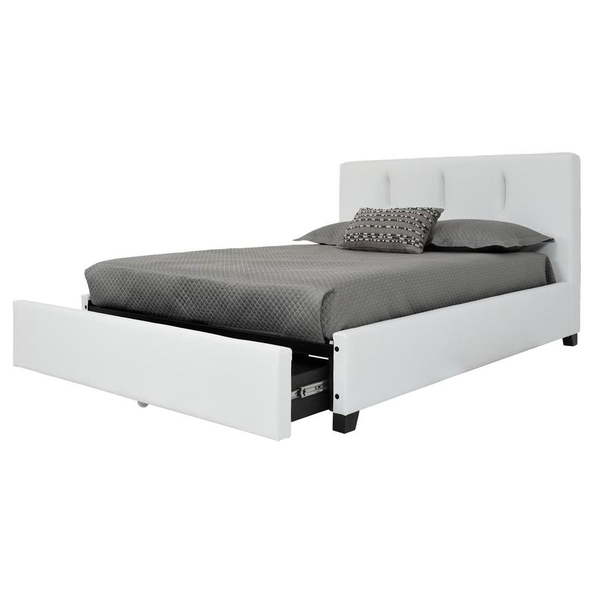 Chrissie White Queen Storage Bed El Dorado Furniture