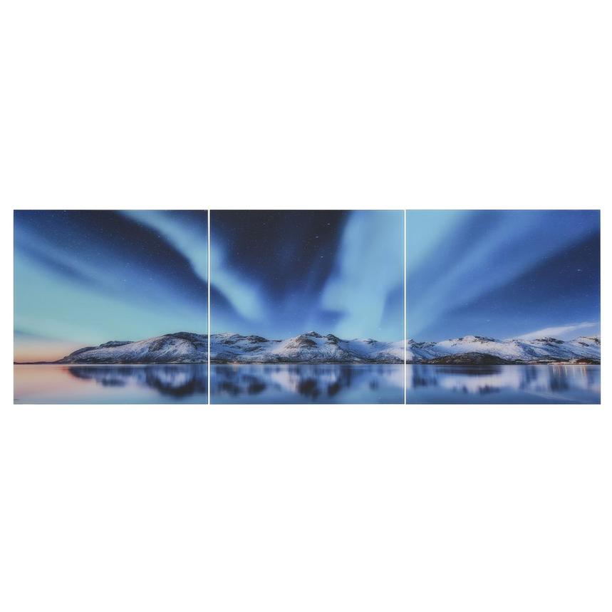 Northern Lights Set of 3 Acrylic Wall Art  main image, 1 of 3 images.