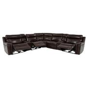 Billy Joe Leather Power Reclining Sectional with 7PCS/3PWR  alternate image, 2 of 11 images.