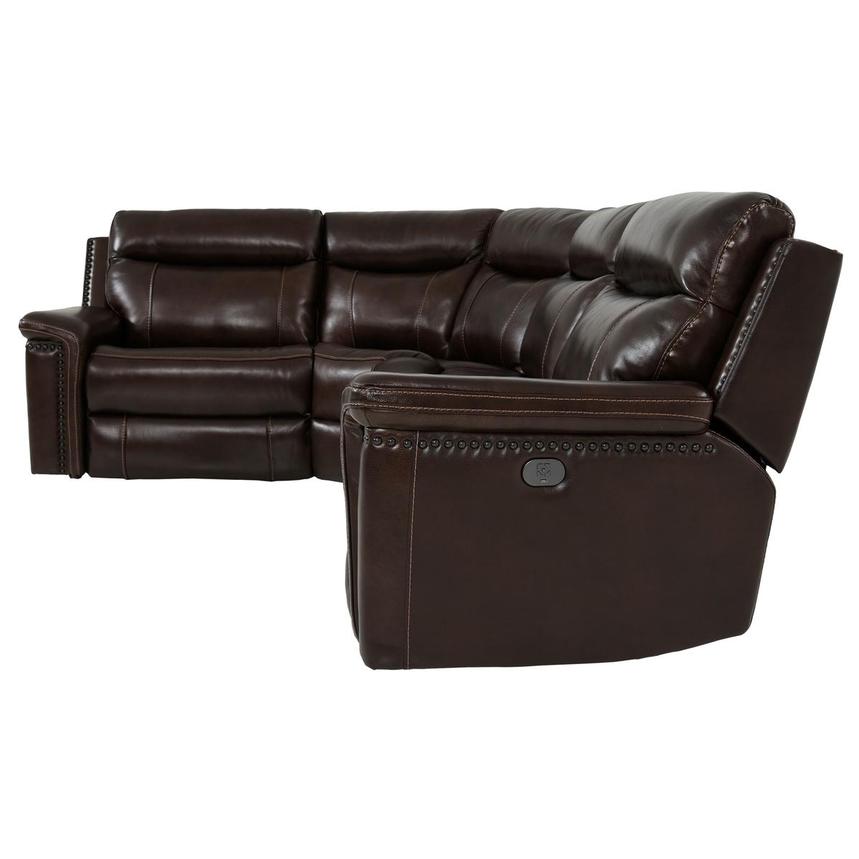 Billy Joe Leather Power Reclining Sectional with 4PCS/2PWR  alternate image, 3 of 9 images.