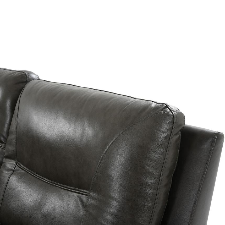 London Leather Power Reclining Sectional with 5PCS/2PWR  alternate image, 6 of 9 images.