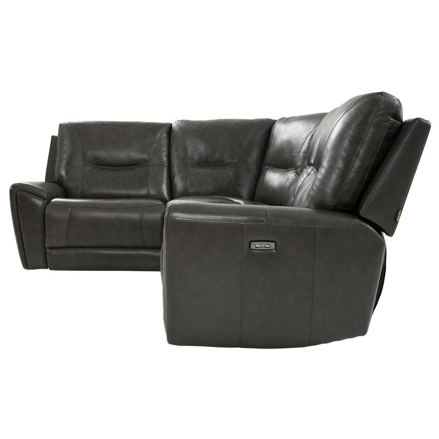 London Leather Power Reclining Sectional  alternate image, 3 of 9 images.