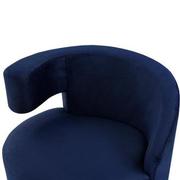 Okru II Dark Blue Accent Chair w/2 Pillows  alternate image, 7 of 12 images.