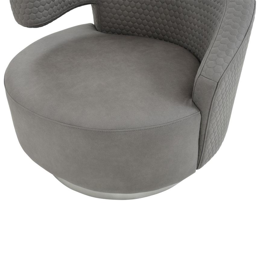 Okru II Light Gray Accent Chair alternate image, 6 of 8 images.