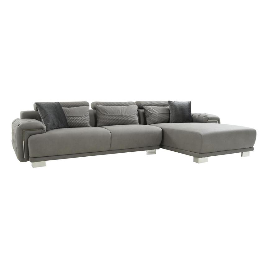 Zulima Corner Sofa w/Right Chaise  main image, 1 of 9 images.