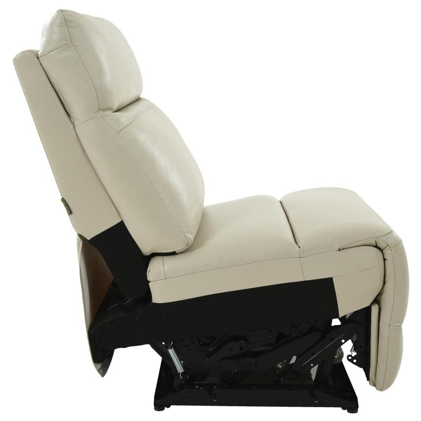 Benz Cream Armless Power Recliner  alternate image, 5 of 5 images.