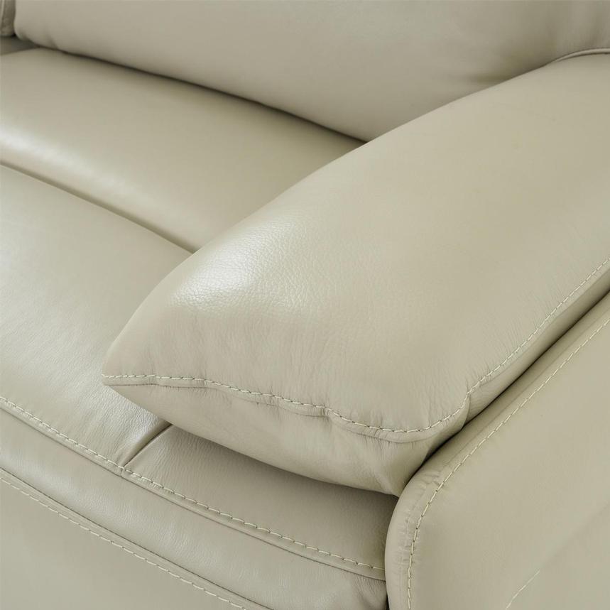 Benz Cream Home Theater Leather Seating with 5PCS/3PWR  alternate image, 8 of 12 images.