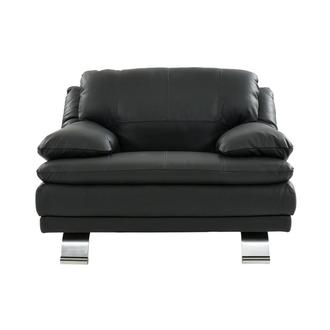 Rio Dark Gray Leather Chair