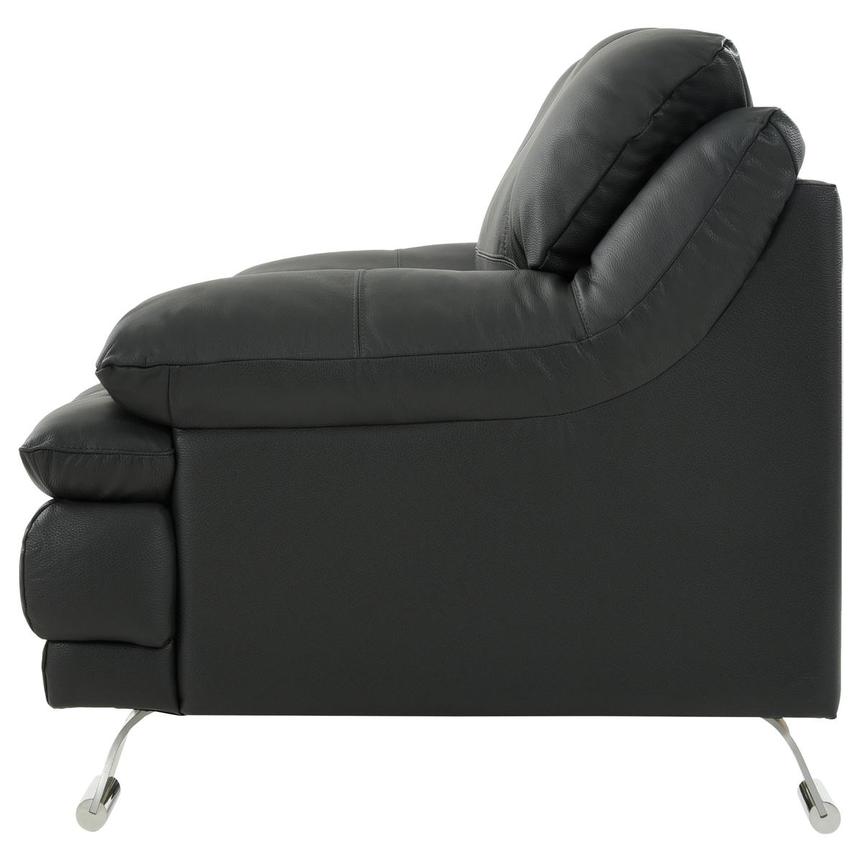 Rio Dark Gray Leather Chair El Dorado Furniture