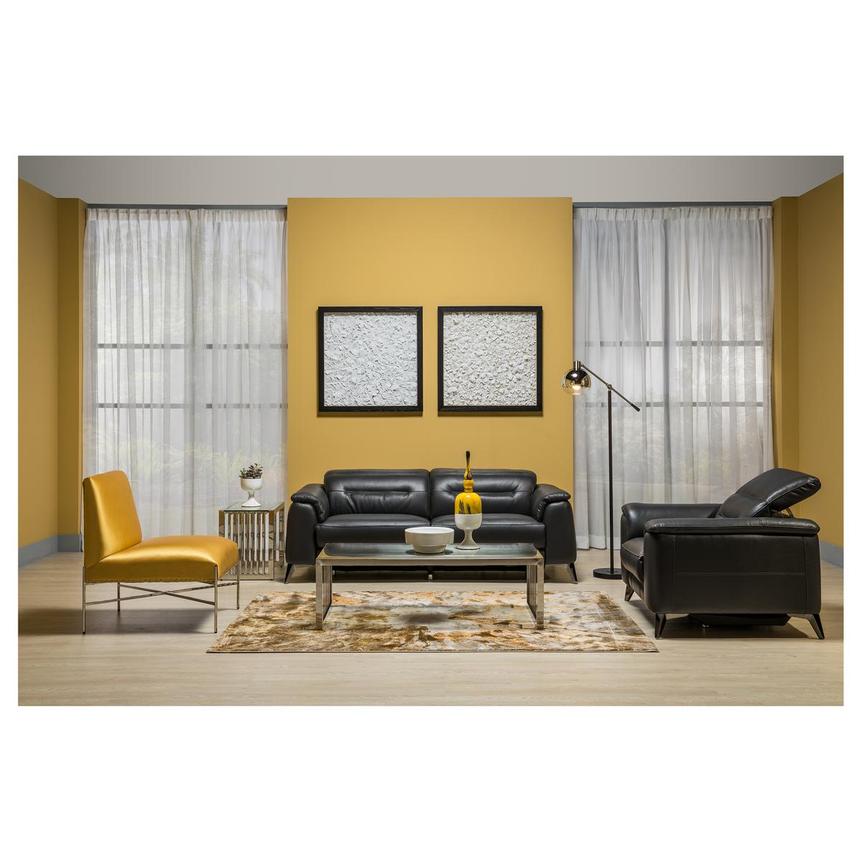 Barrymore Yellow Accent Chair El, Yellow Living Room Chair