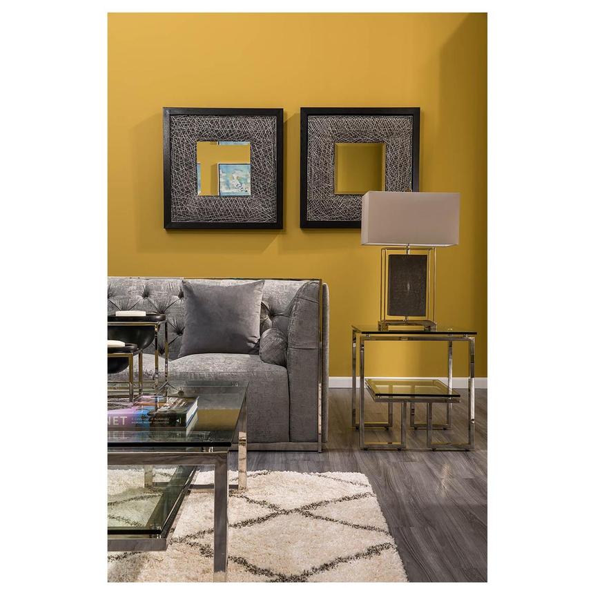 Yellow gray deals accent chair