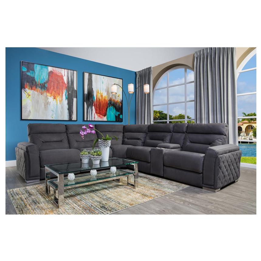 Kim Gray Power Reclining Sectional with 6PCS/2PWR  alternate image, 2 of 7 images.