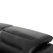 Anabel Gray Leather Sofa  alternate image, 7 of 11 images.