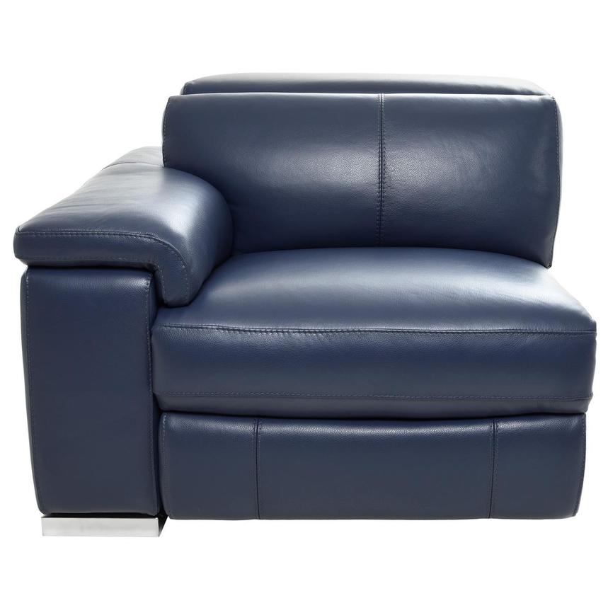Charlie Blue Left Power Recliner
