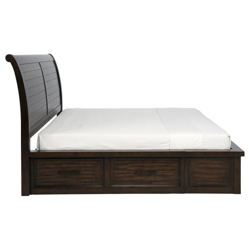 Justin Brown King Storage Bed  alternate image, 6 of 10 images.