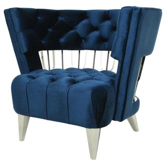 Brody Blue Accent Chair