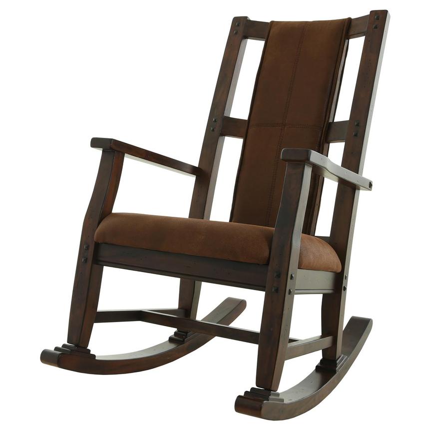 Santa Fe II Brown Rocking Chair  main image, 1 of 9 images.