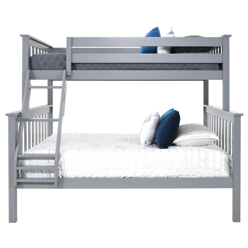 Ayden Gray Twin Over Full Bunk Bed  main image, 1 of 7 images.