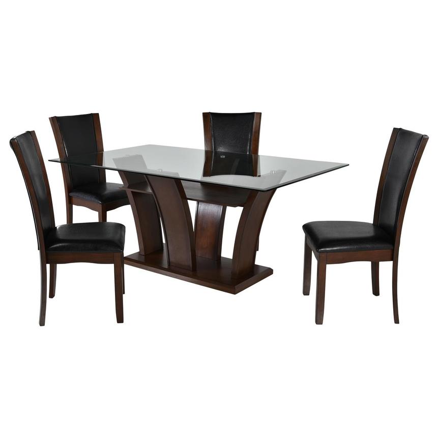 Brooks Brown 5-Piece Dining Set  main image, 1 of 16 images.