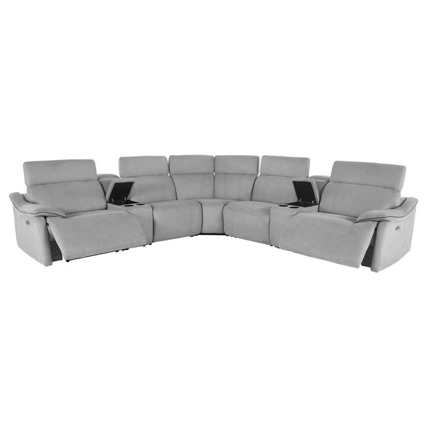 Dallas Power Reclining Sectional with 7PCS/3PWR alternate image, 2 of 7 images.