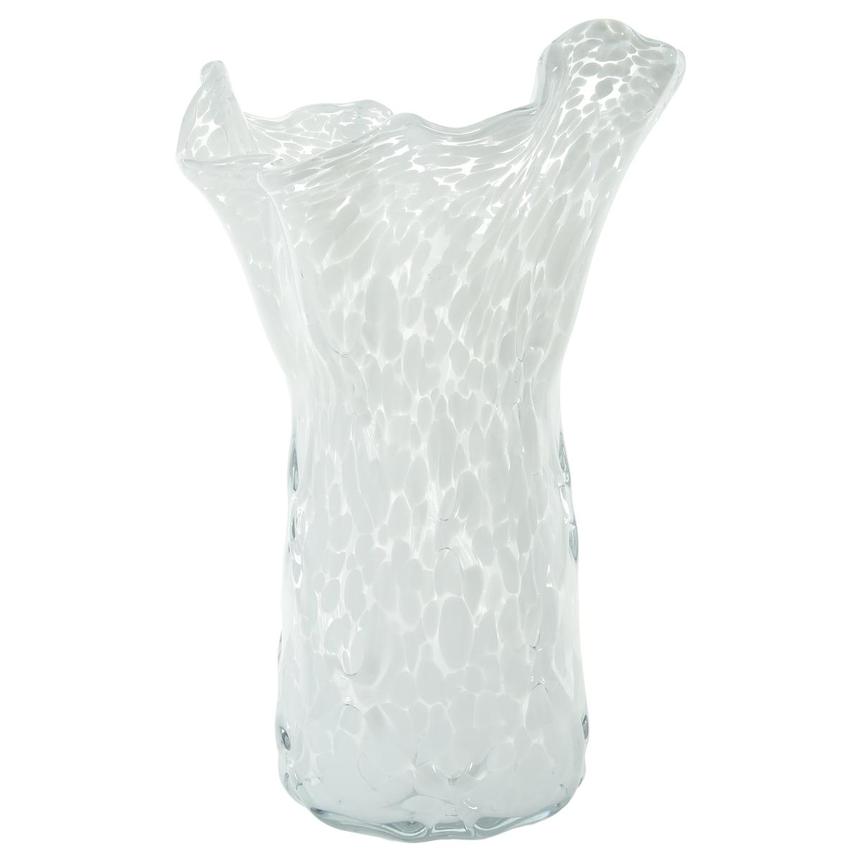 Brianna White Glass Vase alternate image, 2 of 5 images.