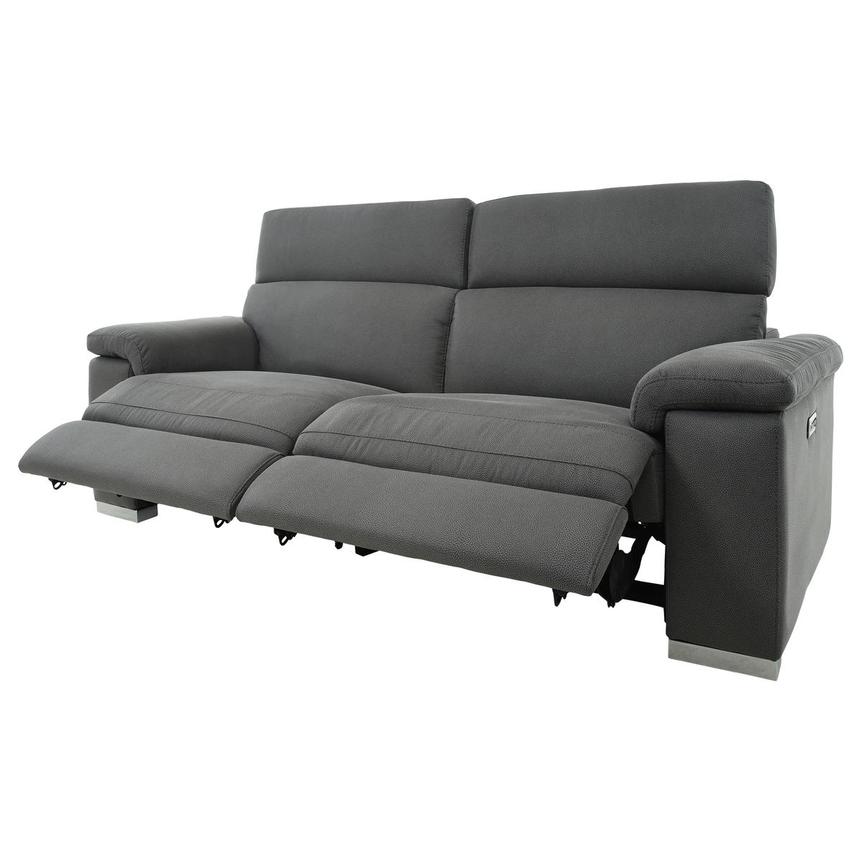 Karly Dark Gray Power Reclining Sofa  alternate image, 4 of 13 images.