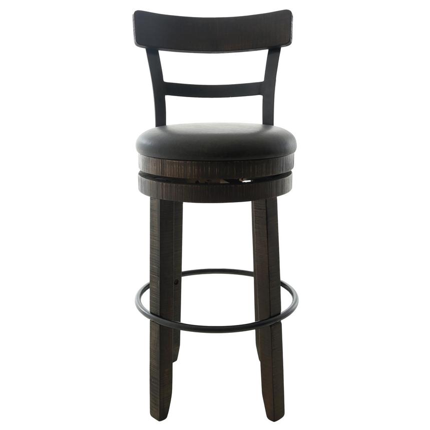 Homestead Dark Brown Swivel Bar Stool  main image, 1 of 8 images.