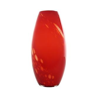 Splash Red Large Glass Vase