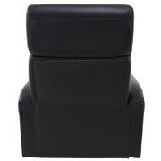 Lucca Black Leather Power Glider Recliner  alternate image, 5 of 10 images.