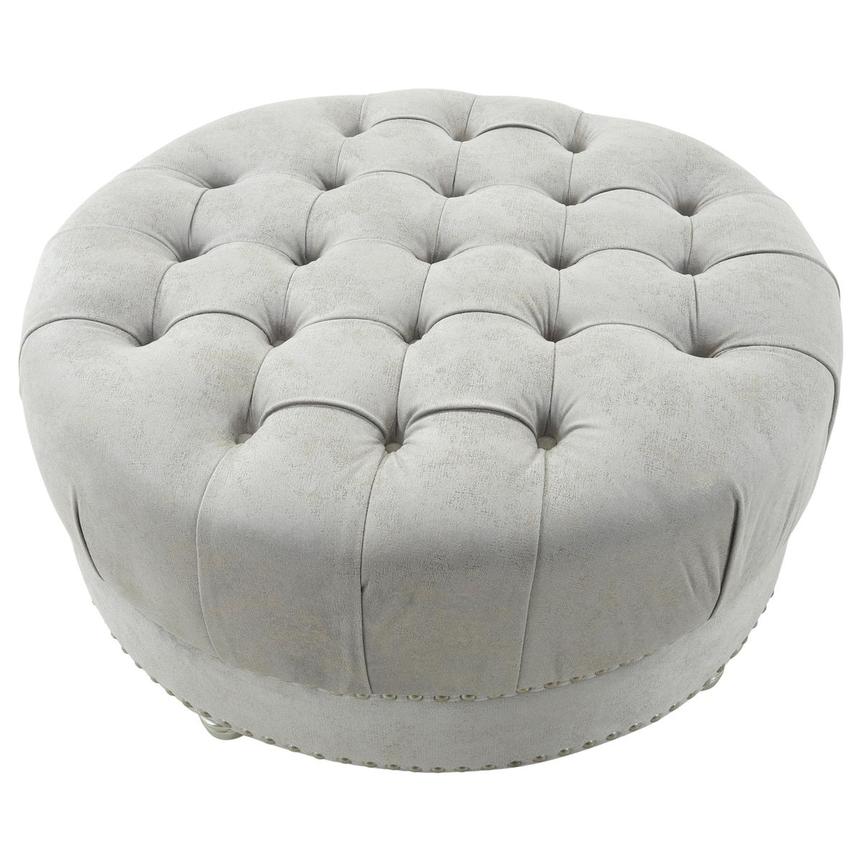 Bianca Silver Ottoman  alternate image, 3 of 6 images.