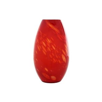 Splash Red Small Glass Vase