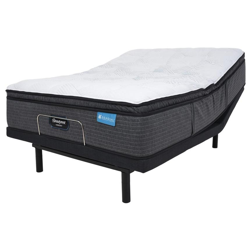 Harmony Cayman-Med Soft Full Mattress w/Essentials V Powered Base by Serta  main image, 1 of 9 images.
