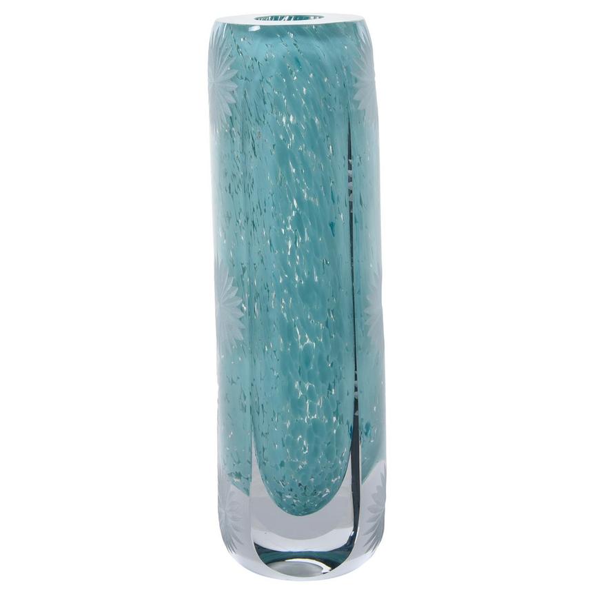 Cloe Turquoise Glass Vase  alternate image, 3 of 5 images.