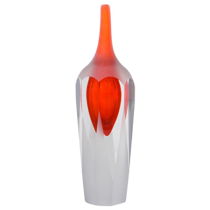 Mily Orange Glass Vase  alternate image, 3 of 5 images.