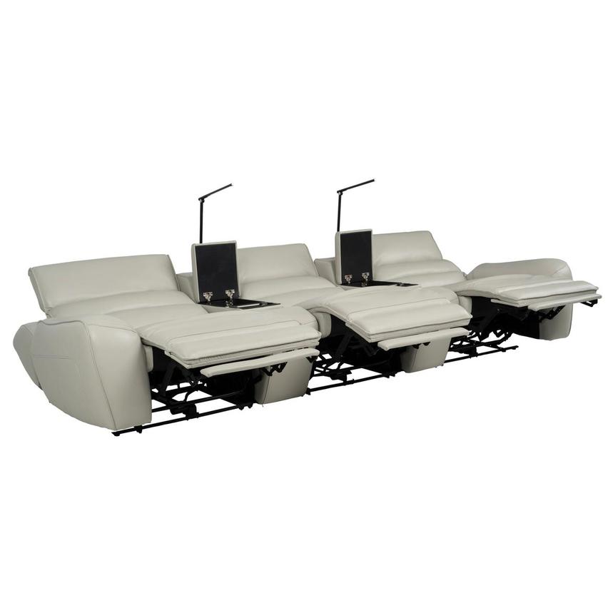 Cosmo II Home Theater Leather Seating with 5PCS/3PWR alternate image, 4 of 15 images.