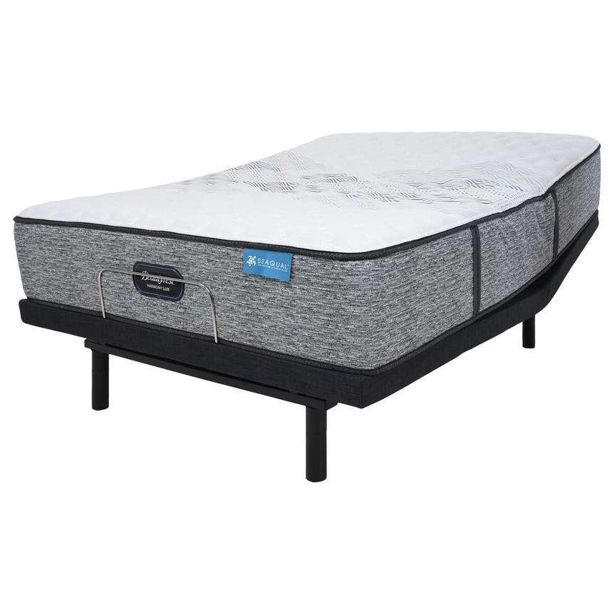 Harmony Lux Carbon Extra Firm King Mattress w/Essentials V Powered Base by Serta  main image, 1 of 9 images.