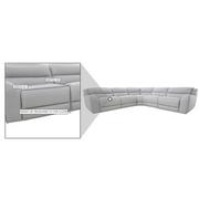 Cosmo II Leather Power Reclining Sectional with 5PCS/2PWR  alternate image, 11 of 11 images.