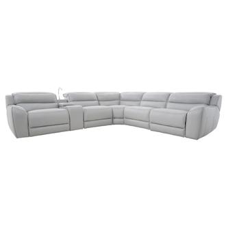 Cosmo II Leather Power Reclining Sectional with 6PCS/3PWR