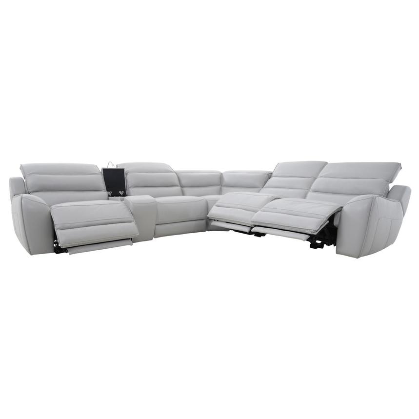 Cosmo II Leather Power Reclining Sectional with 6PCS/3PWR  alternate image, 3 of 22 images.