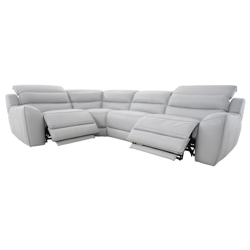 Cosmo ll Leather Power Reclining Sectional with 4PCS/2PWR  alternate image, 4 of 12 images.