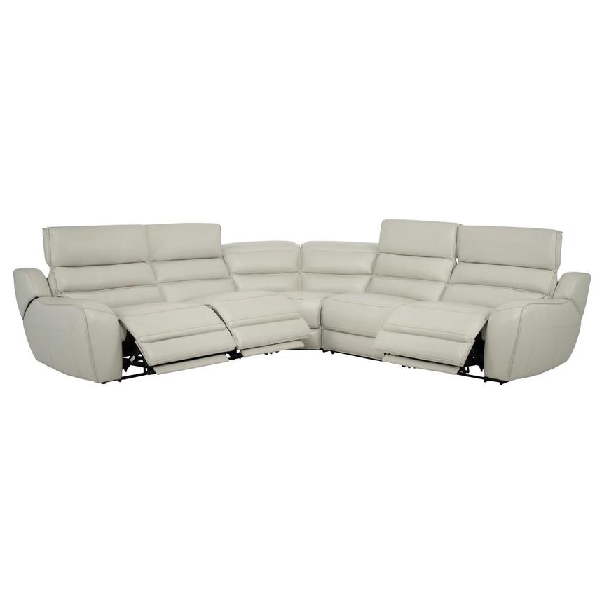 Cosmo II Leather Power Reclining Sectional with 5PCS/3PWR alternate image, 2 of 8 images.