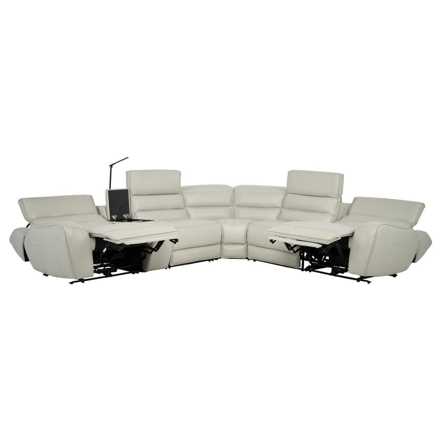 Cosmo II Leather Power Reclining Sectional with 6PCS/2PWR alternate image, 2 of 14 images.