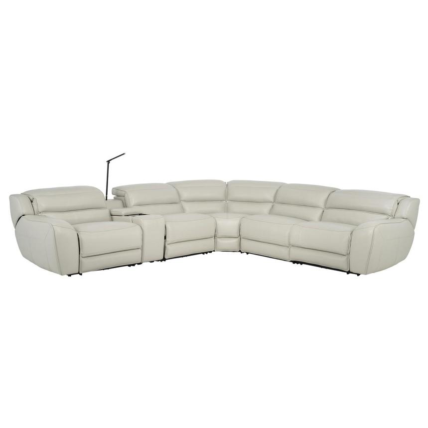 Cosmo II Leather Power Reclining Sectional with 6PCS/2PWR  main image, 1 of 15 images.