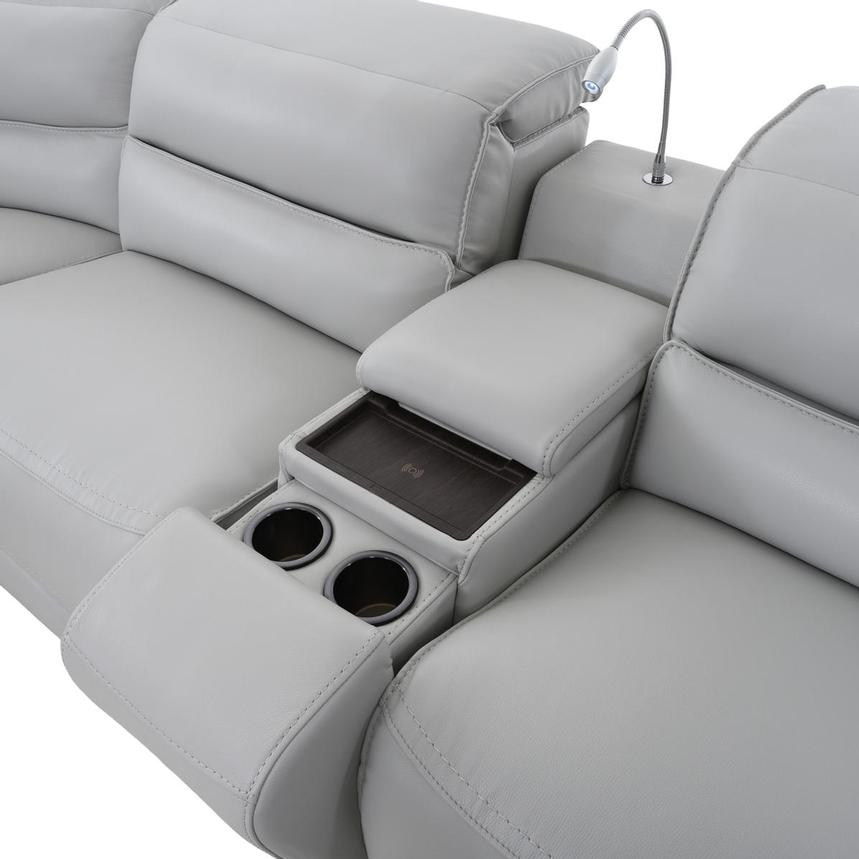 Leather Power Reclining Sectional, Cosmo Leather Power Motion Reclining Sofa