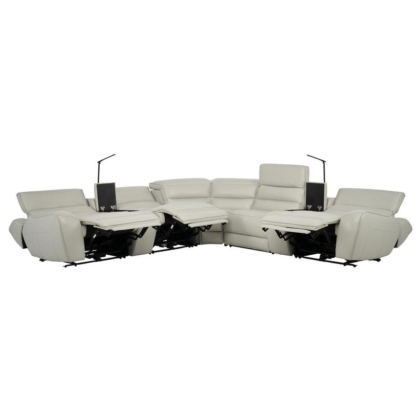 Cosmo II Leather Power Reclining Sectional with 7PCS/3PWR alternate image, 2 of 11 images.