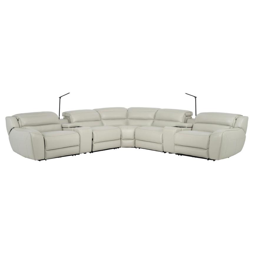 Cosmo II Leather Power Reclining Sectional with 7PCS/3PWR  main image, 1 of 12 images.