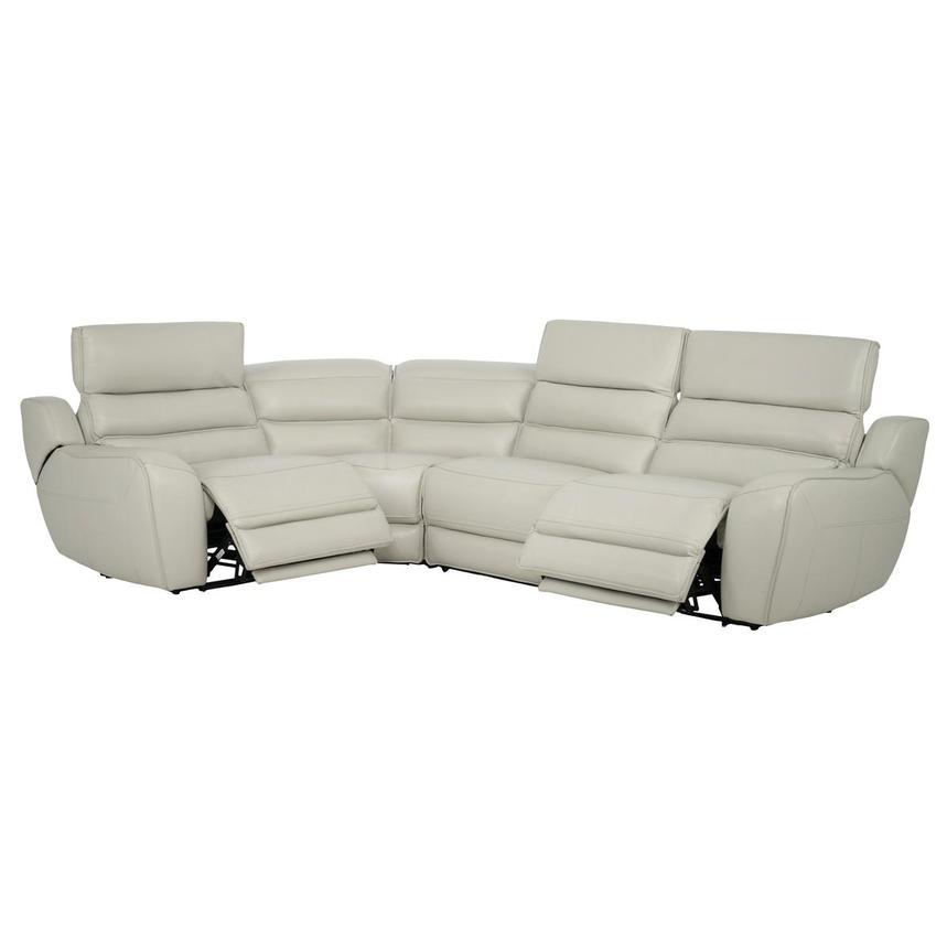 Cosmo II Leather Power Reclining Sectional with 4PCS/2PWR alternate image, 2 of 8 images.