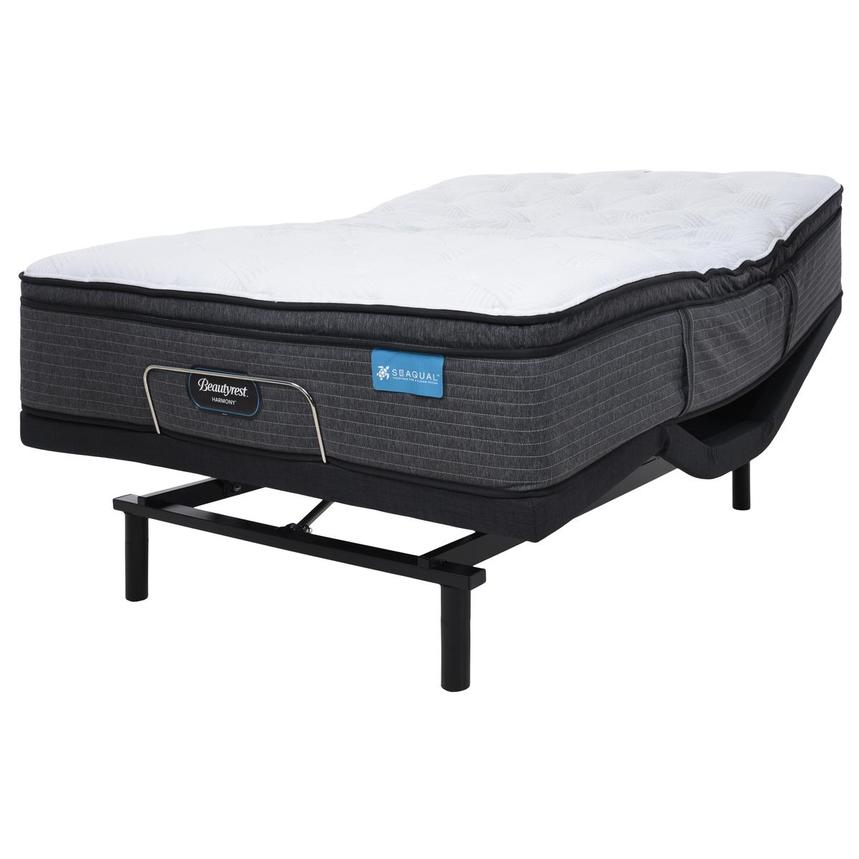 Harmony Maui Plush Queen Mattress w/Essentials V Powered Base by Serta