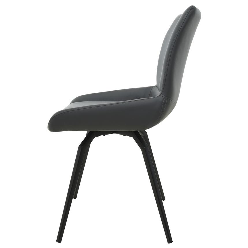 Nona Gray Swivel Side Chair  alternate image, 3 of 8 images.