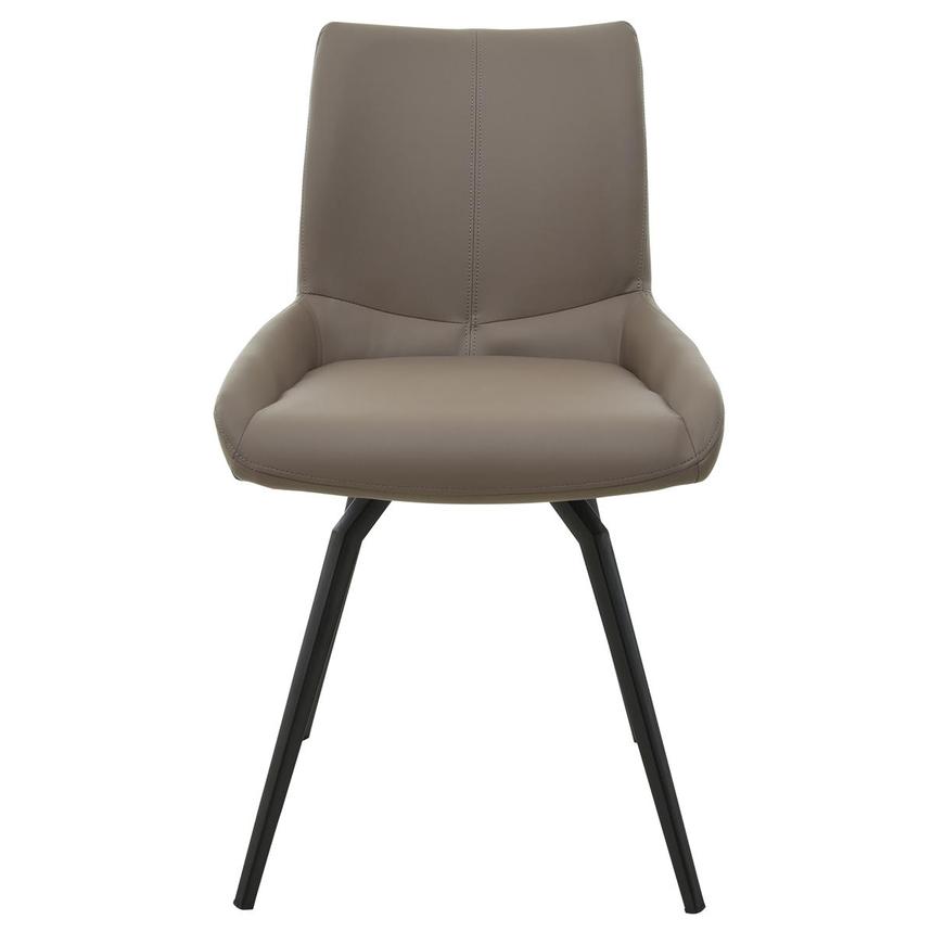 Nona Taupe Swivel Side Chair  alternate image, 3 of 9 images.